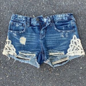 Free people jean shorts